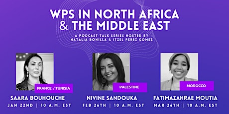 WPS in North Africa & the Middle East Talk Series tickets