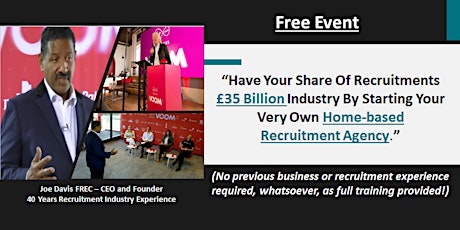 Start Your Own Highly Profitable Home-based Recruitment Agency tickets