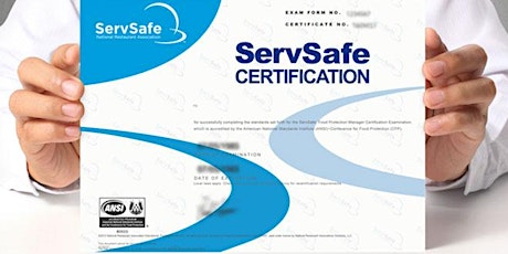 ServSafe Manager Course and Test ($120 fee paid to SJBPH)