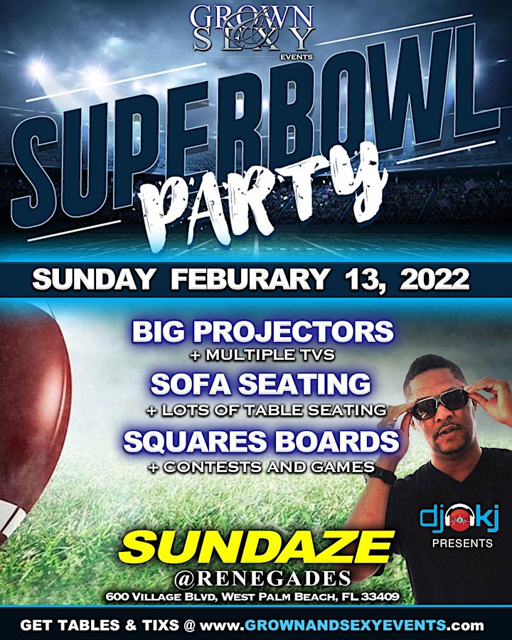 
		GROWN & SEXY SUNDAZE "SUPER BOWL"  PARTY | Hosted by: TRINA image
