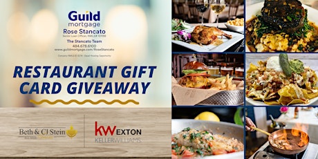 The Stein Team Local Restaurant GIFT CARD Giveaway! tickets