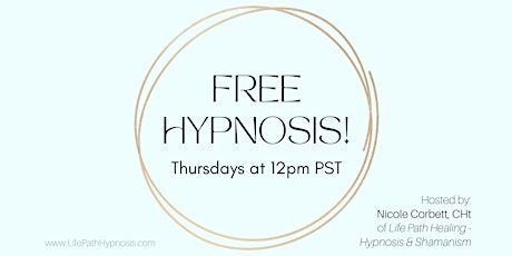 Free LIVE Group Hypnosis! tickets