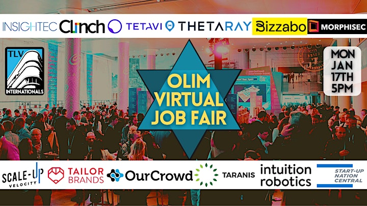 
		INVITATION: Olim Virtual Job Fair, Monday January 17th 5pm image
