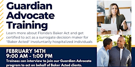 Guardian Advocate Baker Act Training tickets