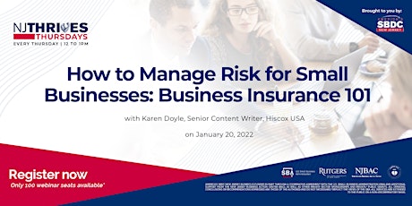 How to Manage Risk for Small Businesses: Business Insurance 101 tickets