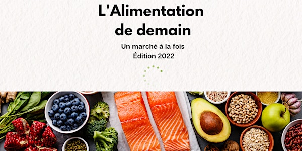 Enregistrements : L'Alimentation de demain, un marché à la fois