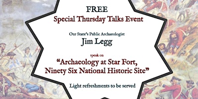 Special Thursday Talks with  Jim Legg