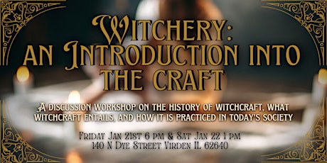 Witchery: Introduction to the Craft (Evening Workshop) tickets
