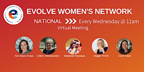 Evolve Women's Network: National (Virtual) tickets