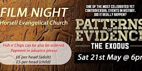 Horsell Evangelical Church - Film Night - Patterns of Evidence primary image