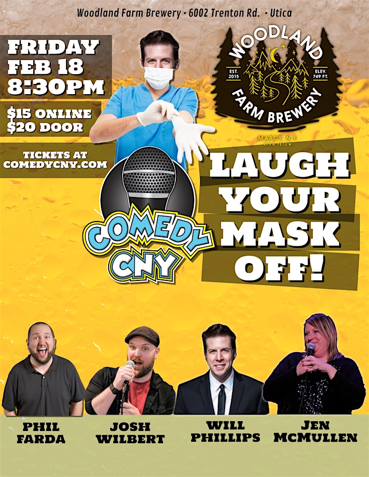 
		"Laugh Your Mask Off" Comedy Night at Woodland image

