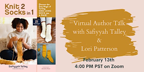 Virtual Pre-Pub Event for Safiyyah Talley's KNIT 2 SOCKS IN 1 tickets