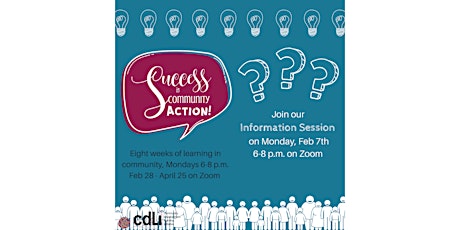 Success in Community Action INFORMATION SESSION tickets