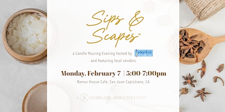 Sips & Scapes - A Candle Pouring Workshop tickets
