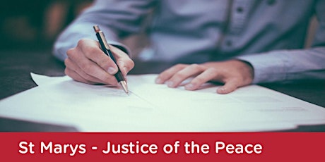 Justice of the Peace: St Marys Library - Thursday 20th January tickets