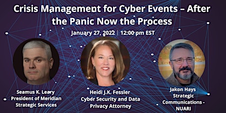 Crisis Management for Cyber Events – After the Panic now the Process tickets