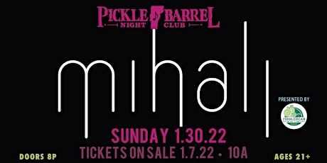 Mihali  presented by Fiddlehead tickets