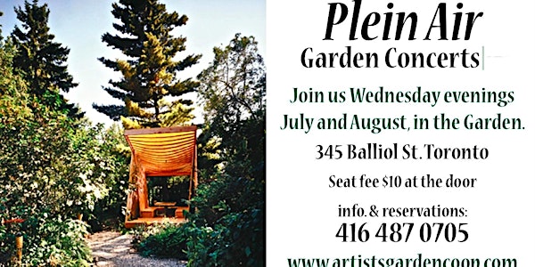 Plein Air Garden Concerts presents Melanie Peterson- Folk/Pop singer song writer