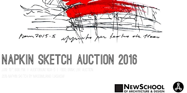 AIAS Napkin Sketch Auction 2016