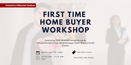 FREE First Time Home Buyer Webinar tickets
