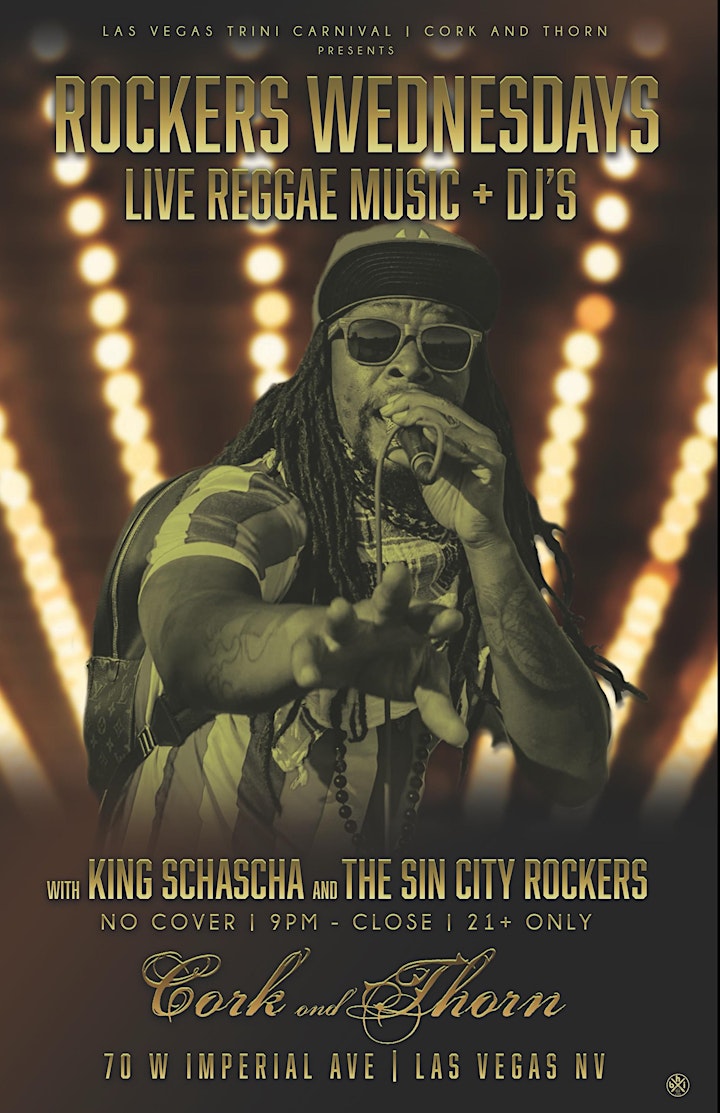Rockers Wednesdays  Live Reggae Music + Djs image