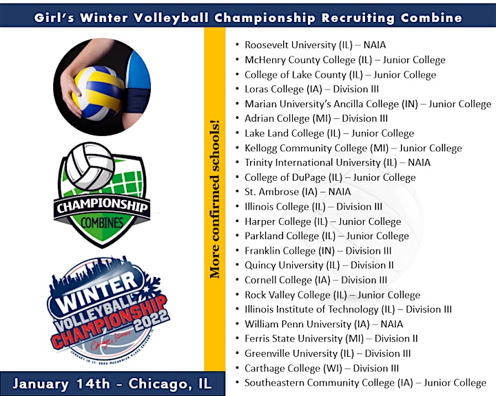 2022 Girl's Winter Volleyball Championships Recruiting Combine image