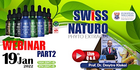 PART 2: SWISS NATURO PHYTO EXTRACTS -LIVE with Dr Dee M.D, Ph.D biglietti