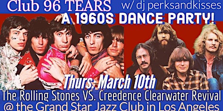 1960s DANCE PARTY: The Rolling Stones VS. Creedence Clearwater Revival tickets