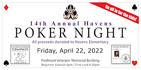 Havens Dads Club Poker Night: All In for the Kids primary image