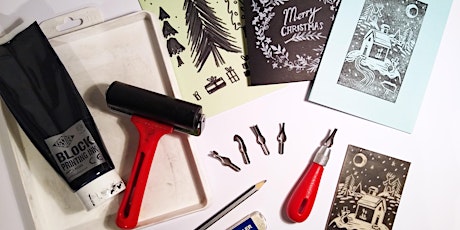Festive Cards / Greetings Cards - Lino Printing Workshop tickets