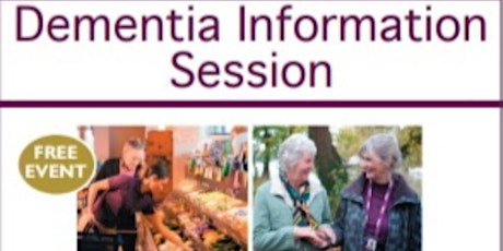 Dementia information session tickets
