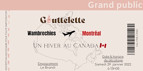 Image principale de Lancement Gouttelette - Un Hiver au Canada