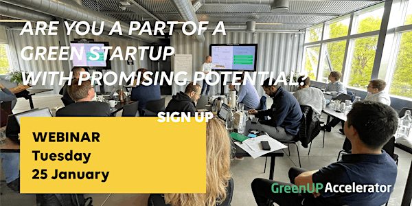 GreenUP Accelerator - All you need to know about the program