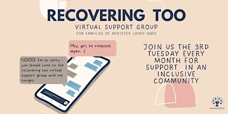 Addiction Virtual Support Group for Families tickets