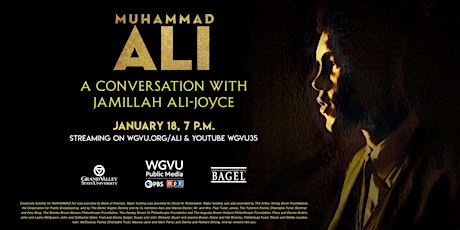 MUHAMMAD ALI: A  VIRTUAL CONVERSATION WITH JAMILLAH ALI-JOYCE tickets