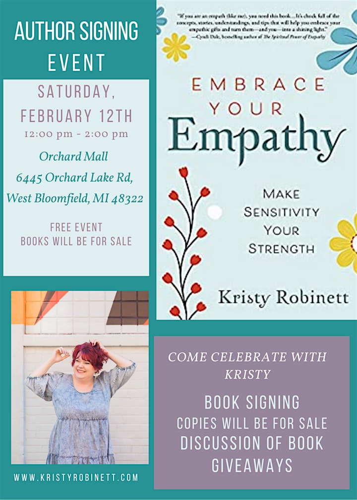 
		Embrace Your Empathy by Kristy Robinett Book Signing image

