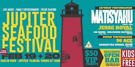 2022 Jupiter Seafood Festival - Feb. 19,20 tickets