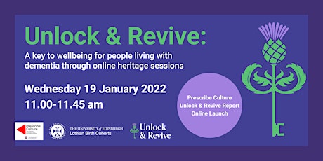 Launch Event for the Prescribe Culture Unlock & Revive Report tickets