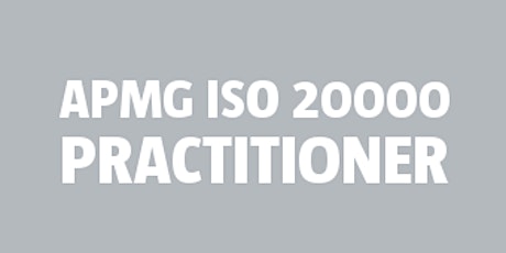 ISO 20000 Practitioner | APMG bilhetes