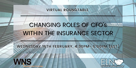 Changing Roles of CFOs in the Insurance Sector tickets
