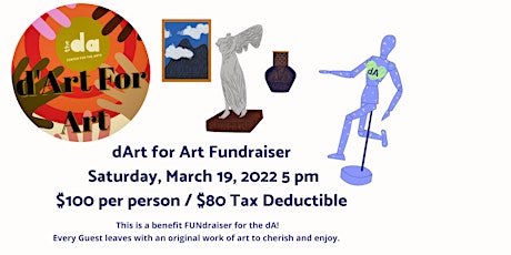 dArt for Art Benefit Fundraiser for The dA tickets
