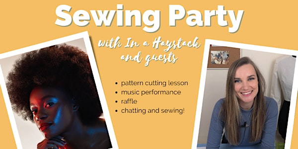 Sewing party and pattern cutting lesson with In a Haystack (online)