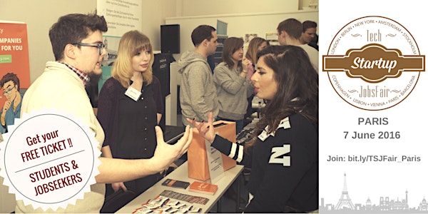 TechStartupJobs Fair Paris 2016