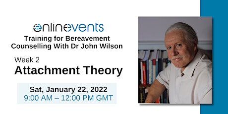 Training for Bereavement Counselling 2: Attachment Theory tickets