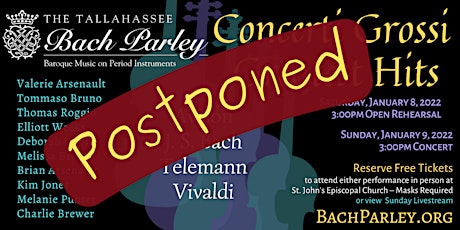 Bach Parley: "Concerti Grossi: Greatest Hits" Open Dress Rehearsal primary image