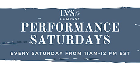 Performance Skills Saturdays tickets