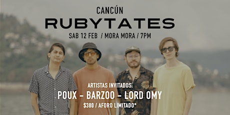 RUBYTATES en Cancún boletos