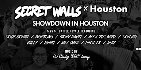 Secret Walls x Houston - Showdown in Houston primary image