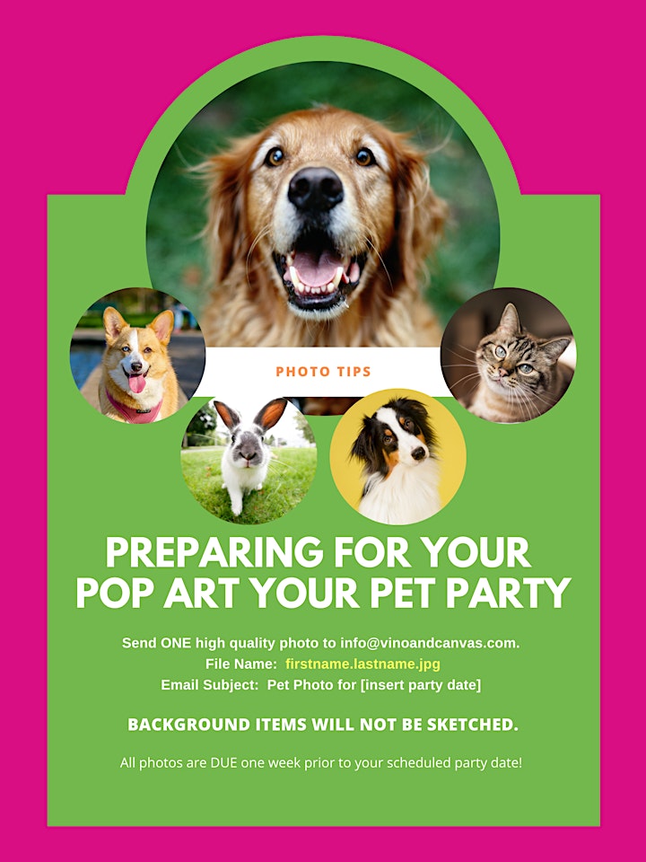 
		Pop Art Your Pet Painting Party benefiting Sunshine Dog Rescue image
