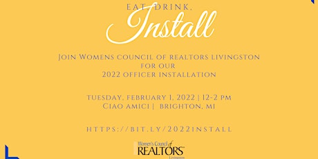 Women's Council of REALTORS Livingston's 2022 Officer Installation Luncheon tickets
